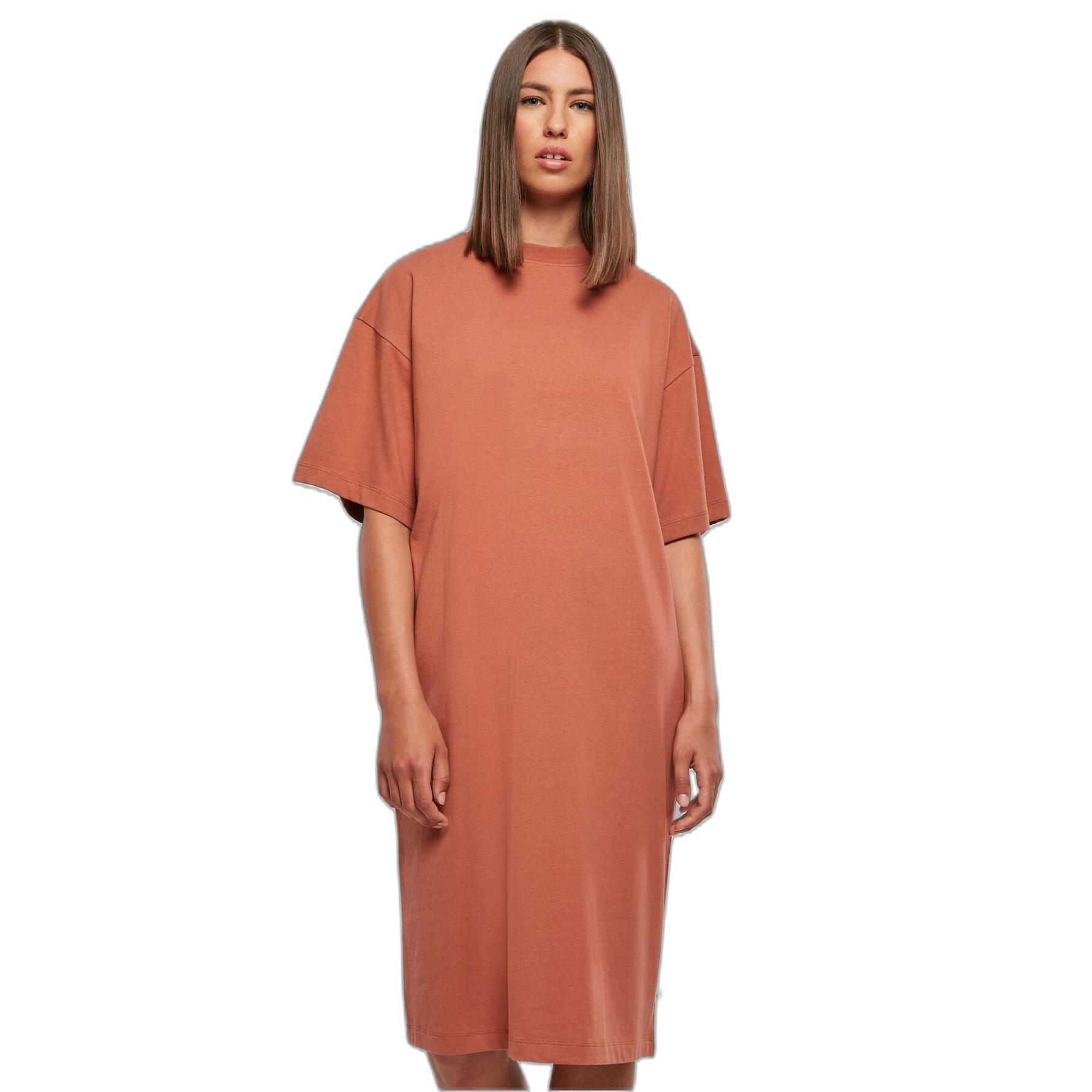 Vestido camisero orgánico oversize de mujer Urban Classics