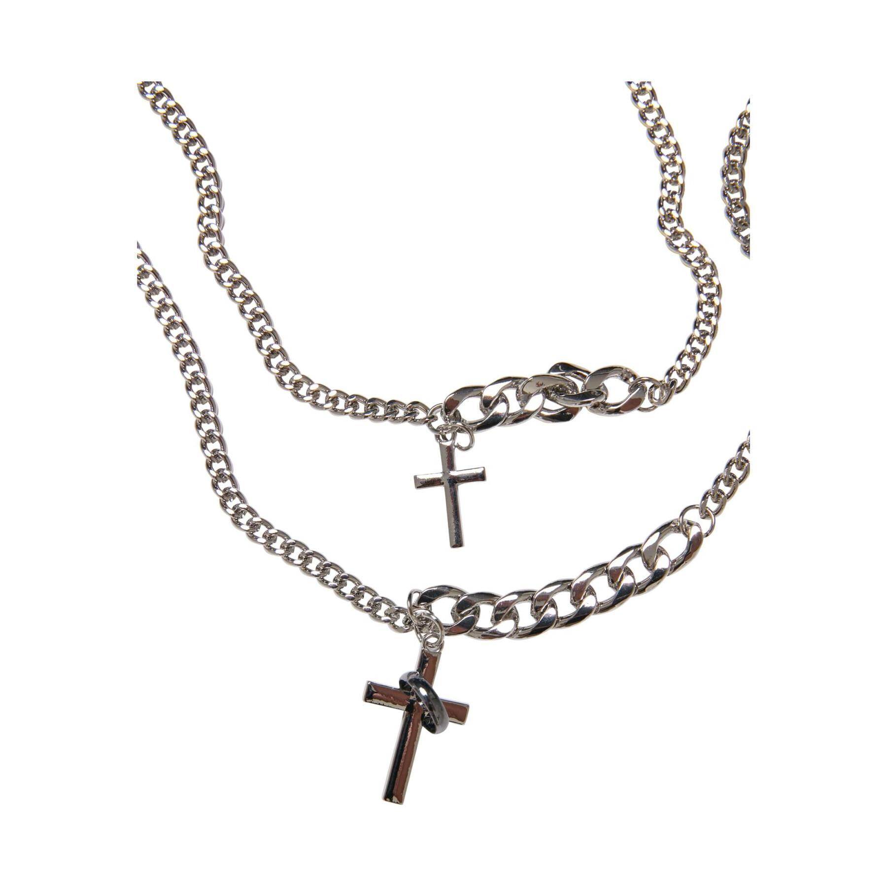 Collar de mujer Urban Classics Various Chain Cross