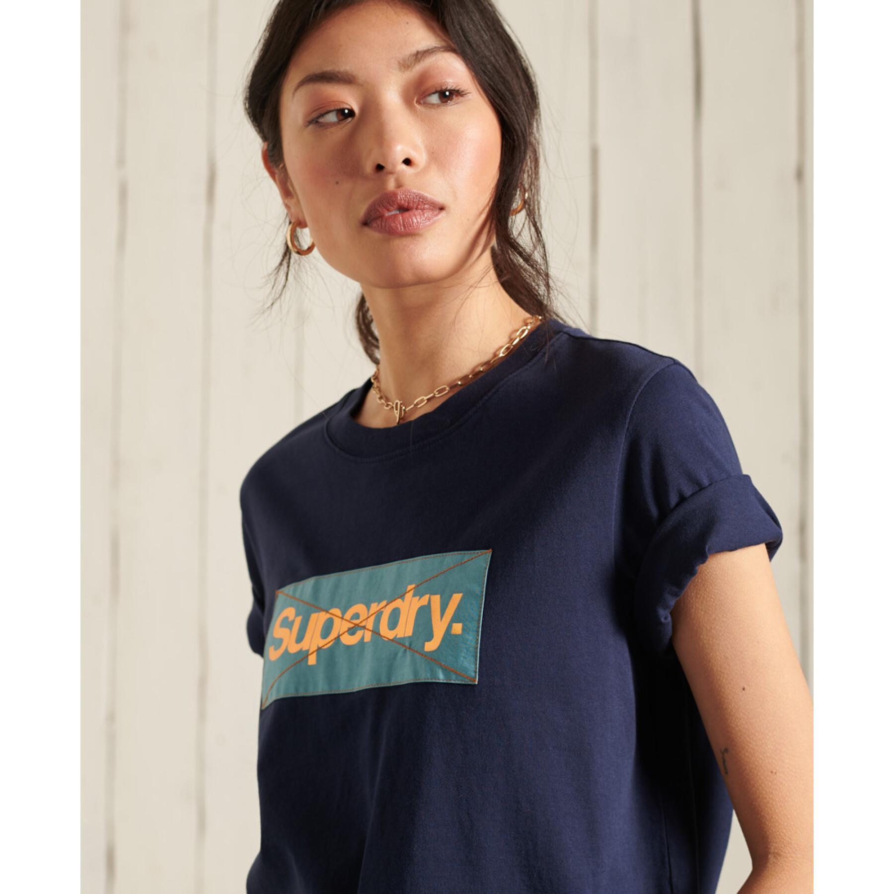 Camiseta con logo para mujer Superdry Core Patina