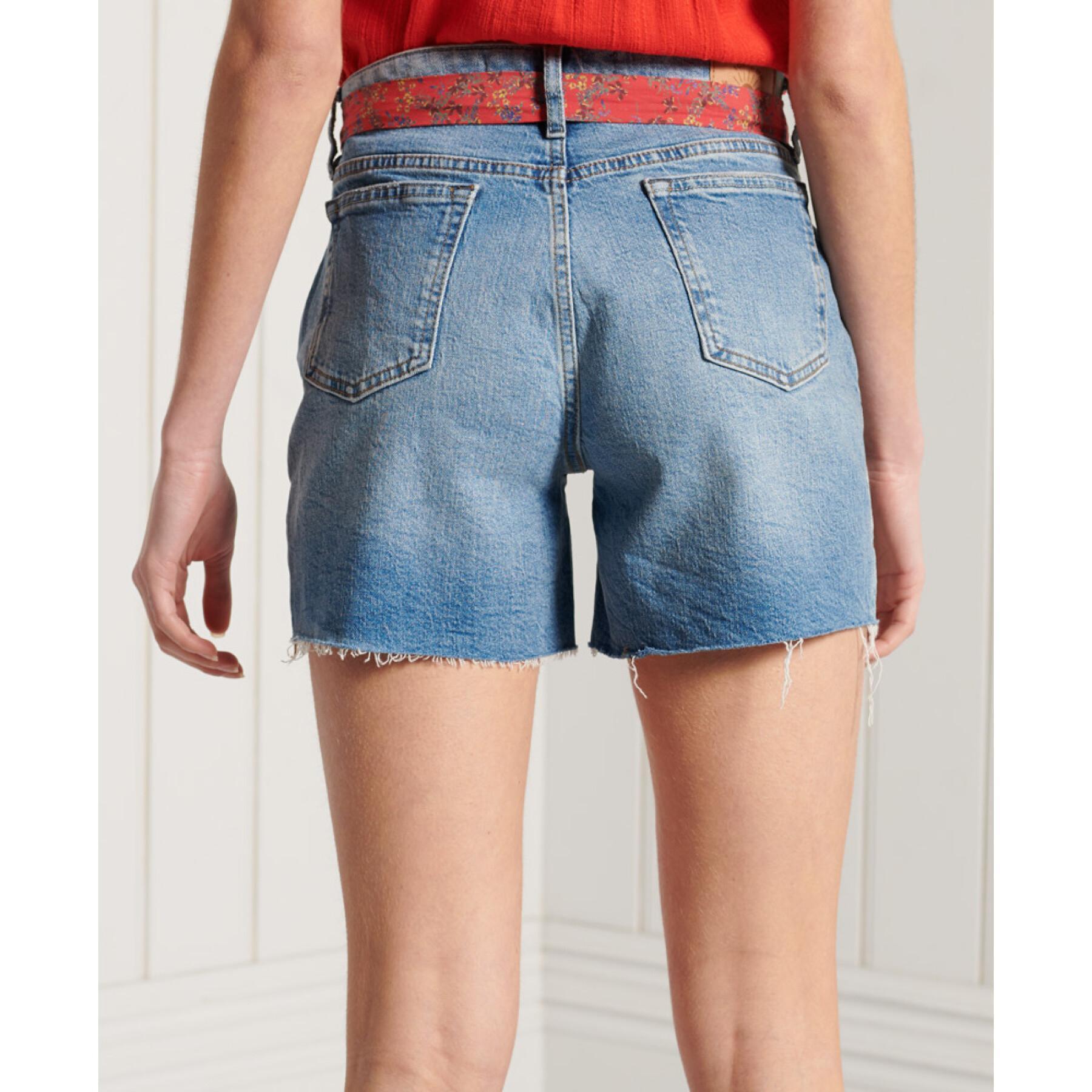 Pantalón corto slim-fit de mujer Superdry Vintage