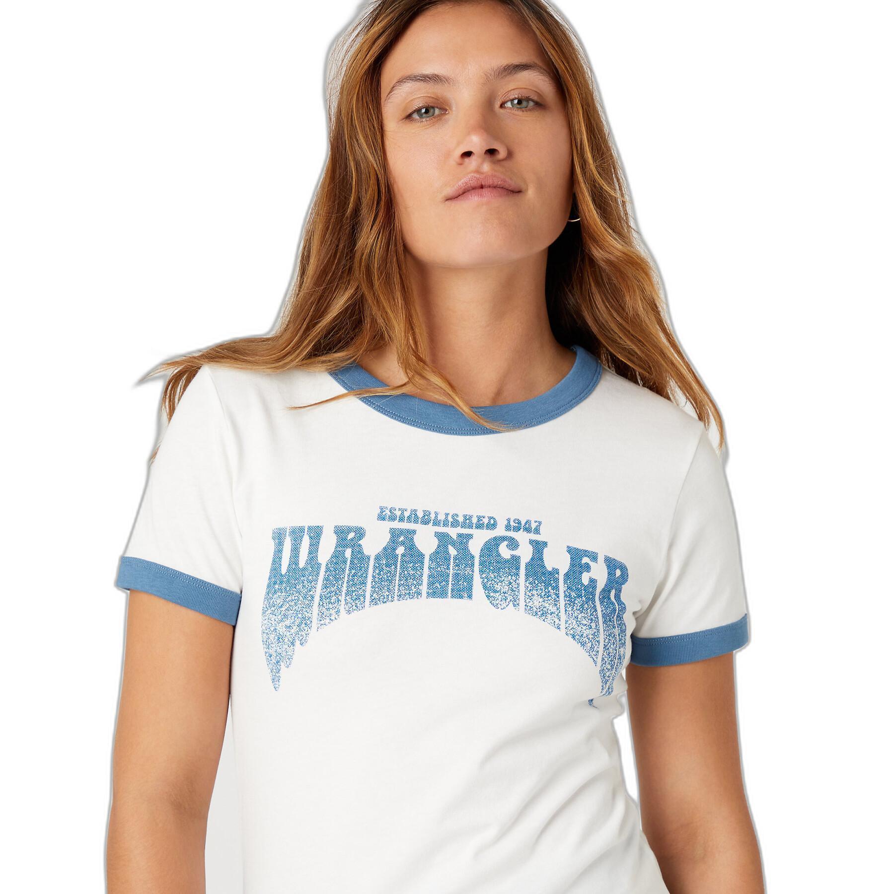 Camiseta de mujer Wrangler Ringer