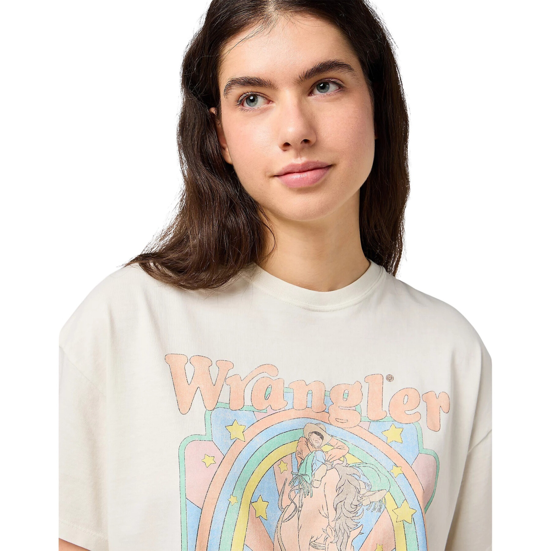 Camiseta mujer Wrangler Girlfriend Vintage