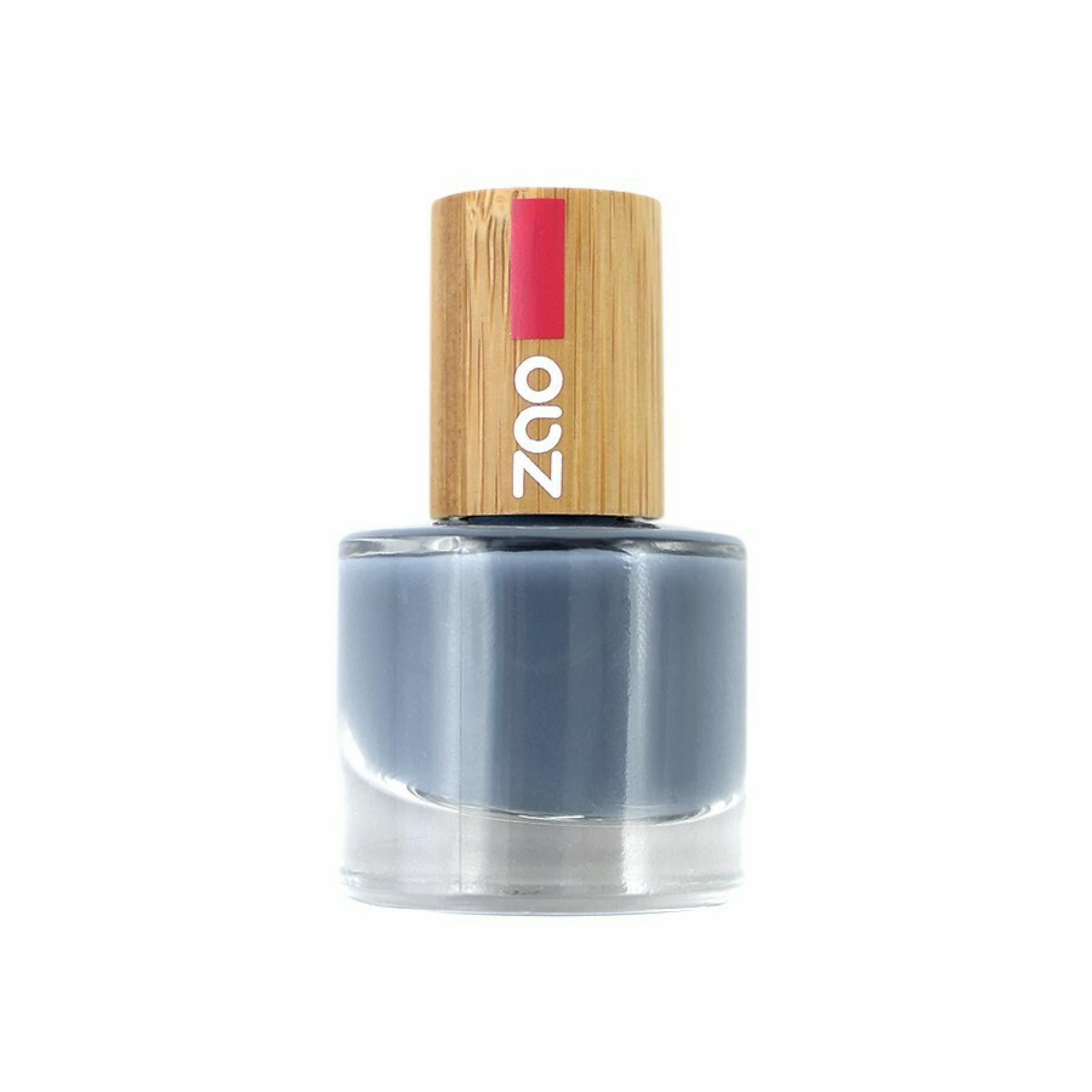 Esmalte de uñas 670 azul gris mujer Zao - 8 ml