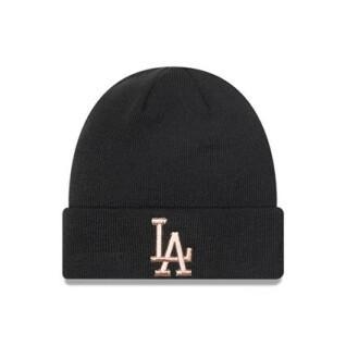 Sombrero de mujer New Era Metallic Logo Los Angeles Dodgers