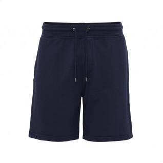 Pantalón corto Colorful Standard Classic Organic navy blue