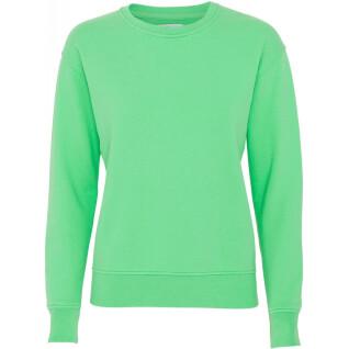 Jersey de cuello redondo para mujer Colorful Standard Classic Organic spring green