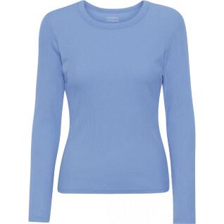 Camiseta de manga larga para mujer Colorful Standard Organic sky blue