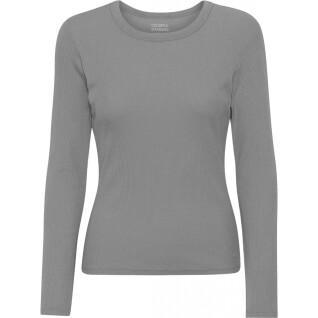 Camiseta de manga larga para mujer Colorful Standard Organic storm grey