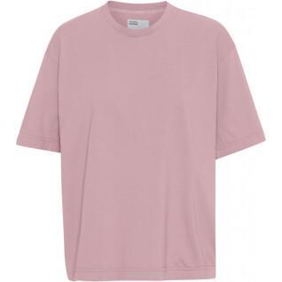 Camiseta de mujer Colorful Standard Organic oversized faded pink