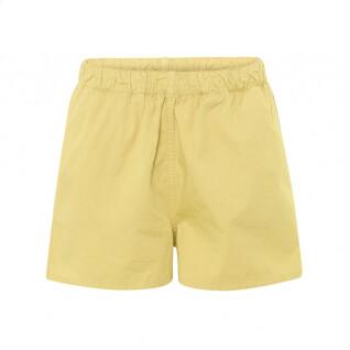 Pantalón corto de sarga para mujer Colorful Standard Organic lemon yellow