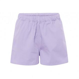 Pantalones cortos de sarga para mujer Colorful Standard Organic soft lavender