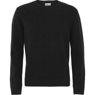 Jersey de lana con cuello redondo Colorful Standard Classic Merino deep black