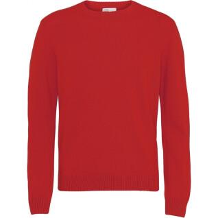 Jersey de lana con cuello redondo Colorful Standard Classic Merino scarlet red