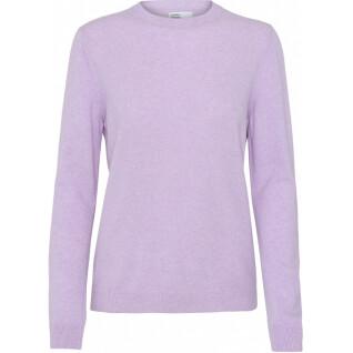 Jersey de lana con cuello redondo para mujer Colorful Standard light merino soft lavender
