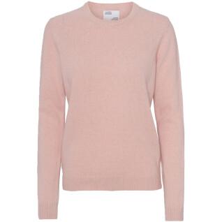 Jersey de lana con cuello redondo para mujer Colorful Standard Classic Merino faded pink