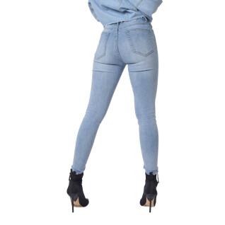Skinny fit logo jeans label mujer Project X Paris