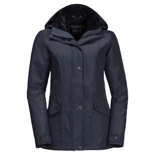 Chaqueta impermeable para mujer Jack Wolfskin Park Avenue