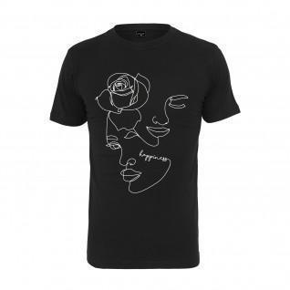 Camiseta mujer Mister Tee one line rose