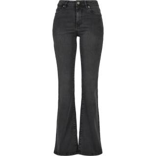 Pantalones vaqueros de mujer Urban Classics high waist flared