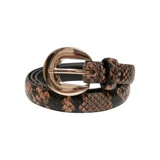 Cinturón de cuero sintético para mujer Urban Classics Snake