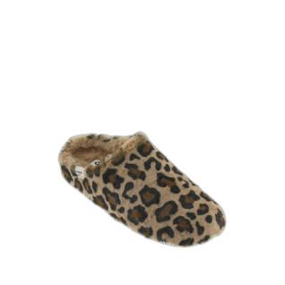 Pantuflas de mujer con estampado de leopardo Victoria Norte