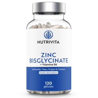 Zinc b6 complemento alimenticio - 120 cápsulas Nutrivita