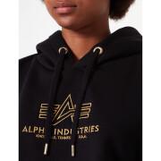 Sudadera con capucha para mujer Alpha Industries basic cos embroidery