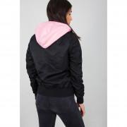 Bomber con capucha para mujer Alpha Industries MA-1