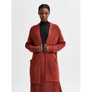 Cárdigan largo de mujer Selected Lulu knit