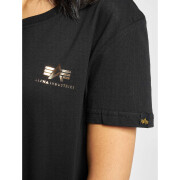 Camiseta de mujer Alpha Industries Basic Small Logo Foil Print