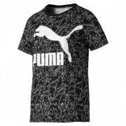 Camiseta mujer Puma logo aop