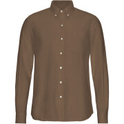Camisa con botones Colorful Standard Organic Cedar Brown