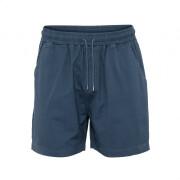 Pantalones cortos de sarga Colorful Standard Organic petrol blue