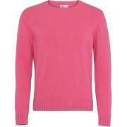 Jersey de lana con cuello redondo Colorful Standard Classic Merino bubblegum pink