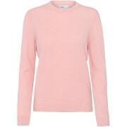 Jersey de lana con cuello redondo para mujer Colorful Standard light merino faded pink