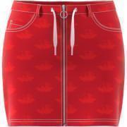 Falda Pantalón Roja adidas, Mujer