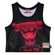 Camiseta crop top mujer Chicago Bulls Big Face 4.0