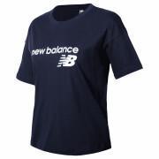 Camiseta de mujer New Balance Classic Core Stacked