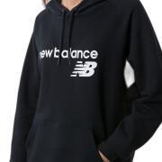 Sudadera con capucha de lana para mujer New Balance Classic Core