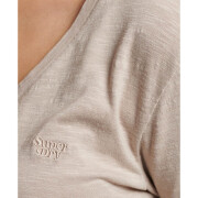 Camiseta mujer con cuello de pico Superdry