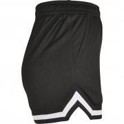 Pantalones cortos de malla Urban Classic Stripe para mujer