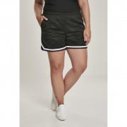 Pantalones cortos de malla Urban Classic Stripe para mujer