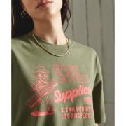 Camiseta estampada de mujer Superdry Workwear